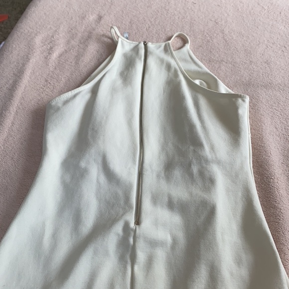White High Neck Dress - M - Picture 4 of 6